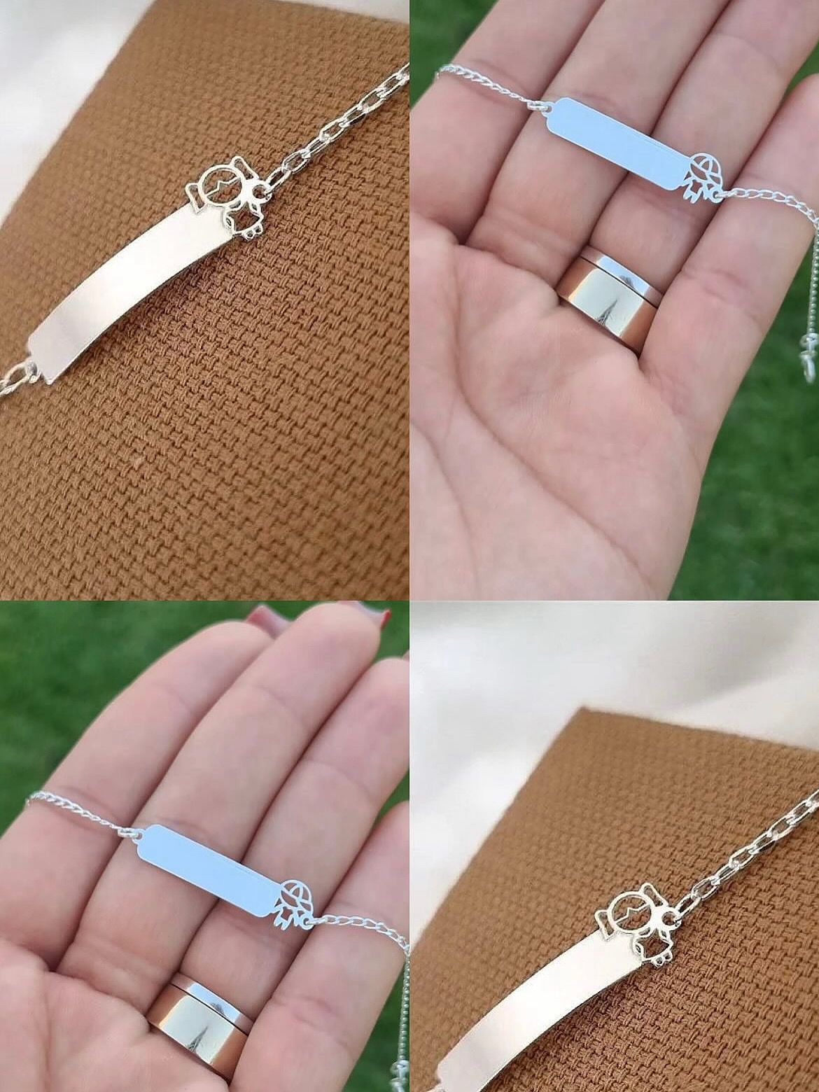 Pulseira no pulso de criança